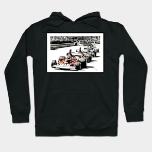 Clay Regazzoni & Niki Lauda. Ferrari 312B3. Monaco Hoodie